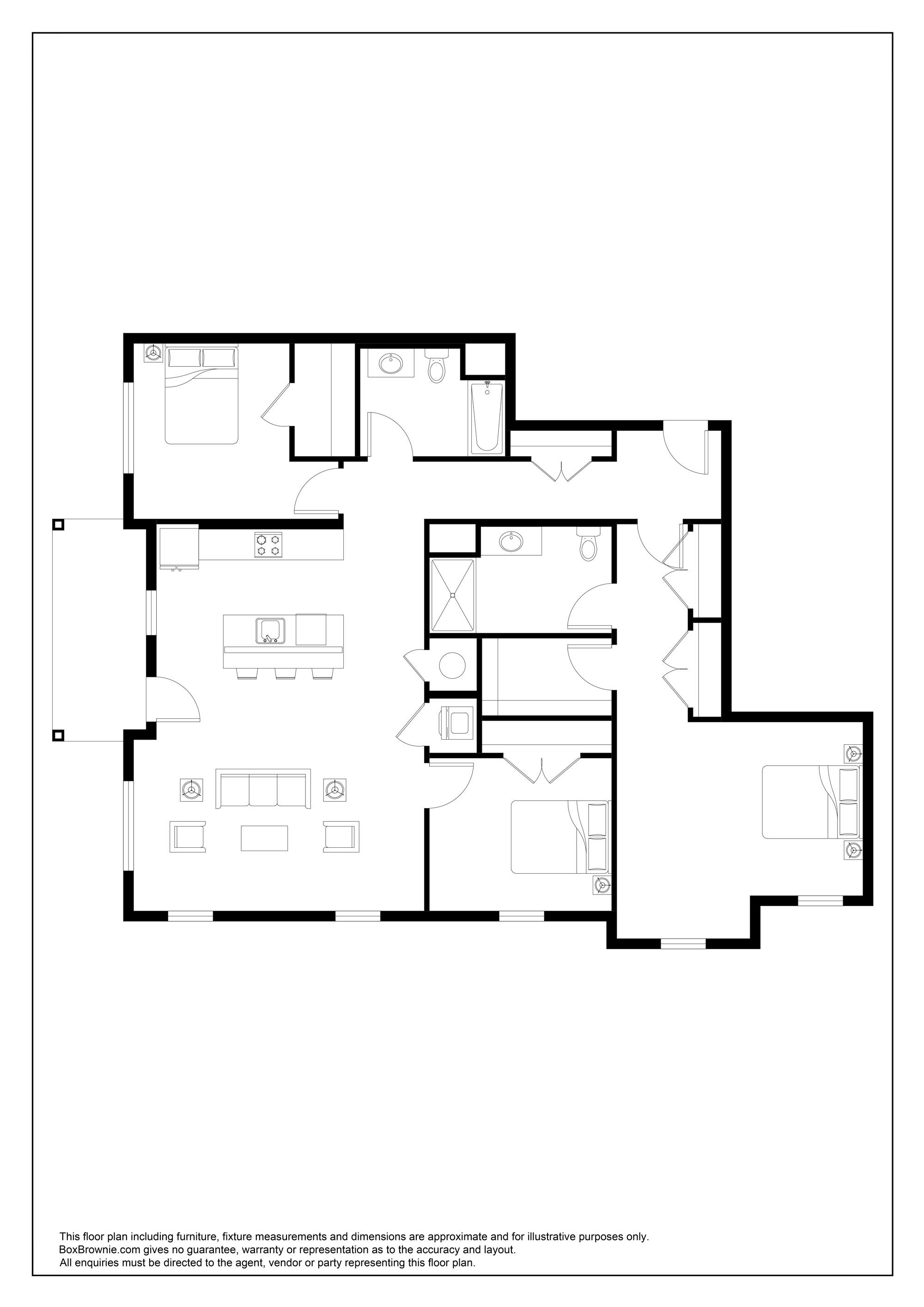 Floorplan for Unit 1311
