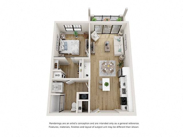 Floorplan for Unit 102