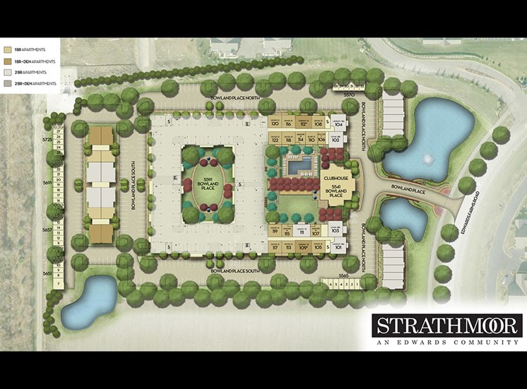 Site Map at Strathmoor Luxury Apartments