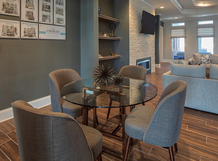 Seating at the Resident Clubhouse