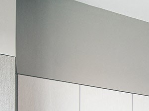 Kitchen in the one bedroom apartment at Helix