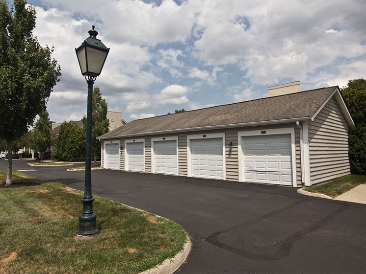 Garages at Orleans Apartments in Dublin OH