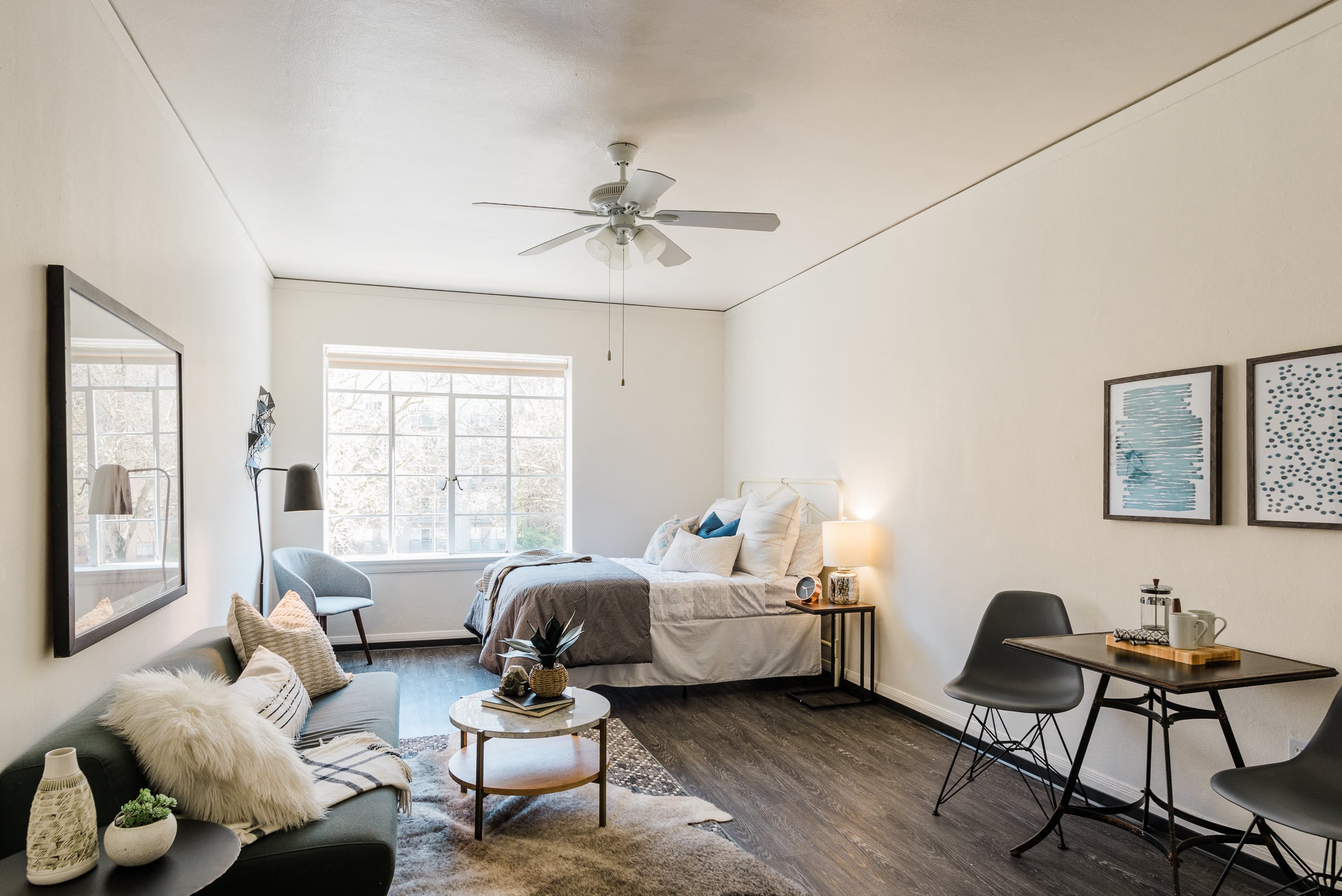 sample studio apartment Cozy downtown studio with ample natural light