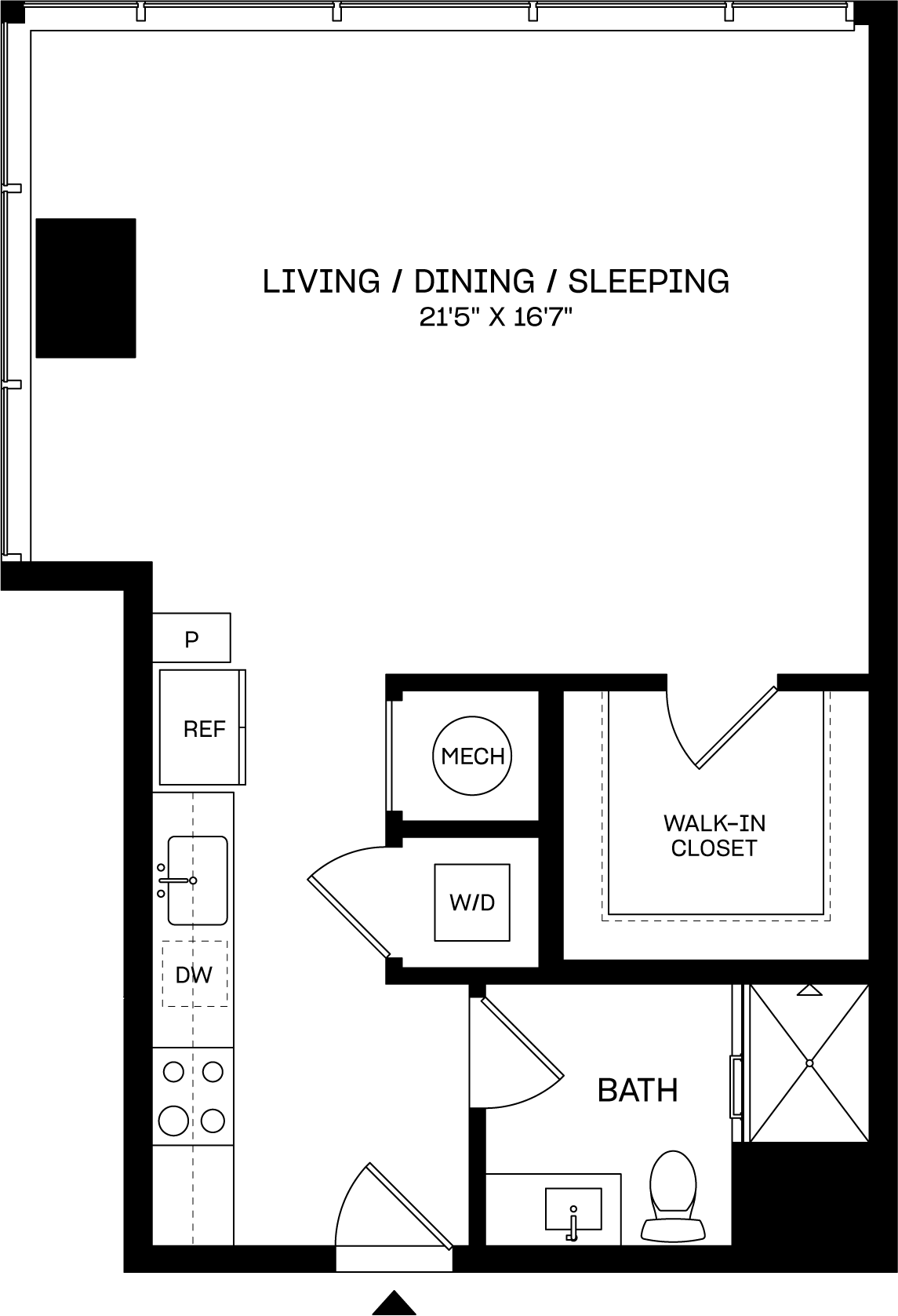 Floor plan layout diagram for S3