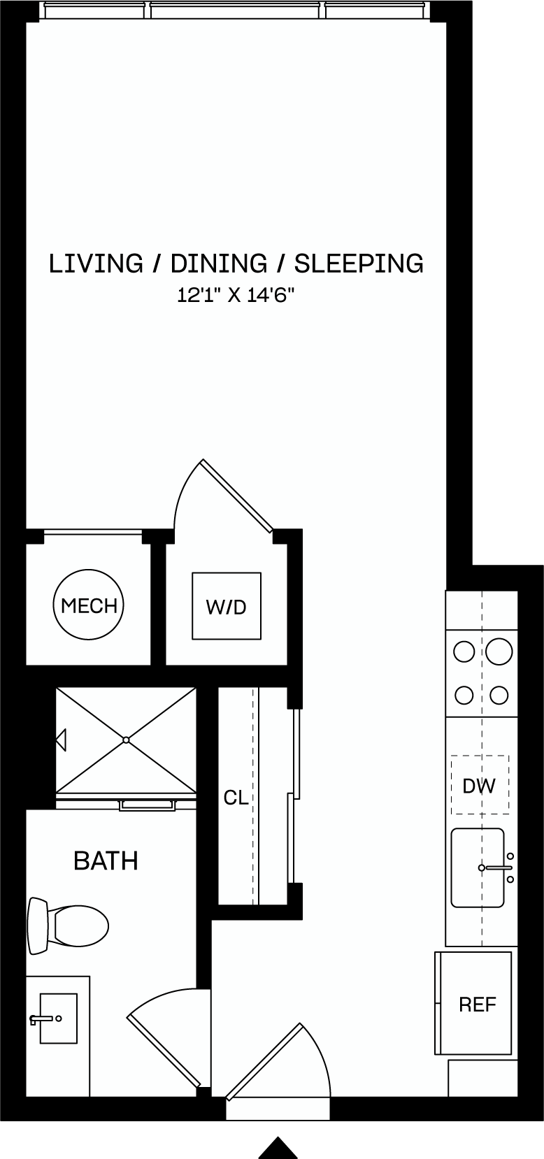 Floor plan layout diagram for S6