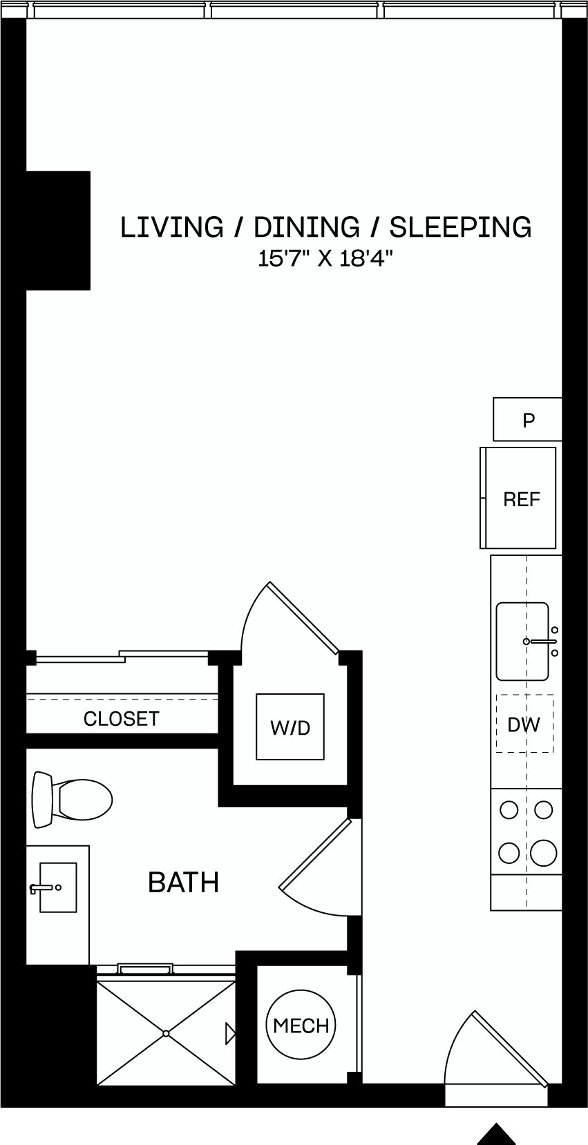 Floor plan layout diagram for S7