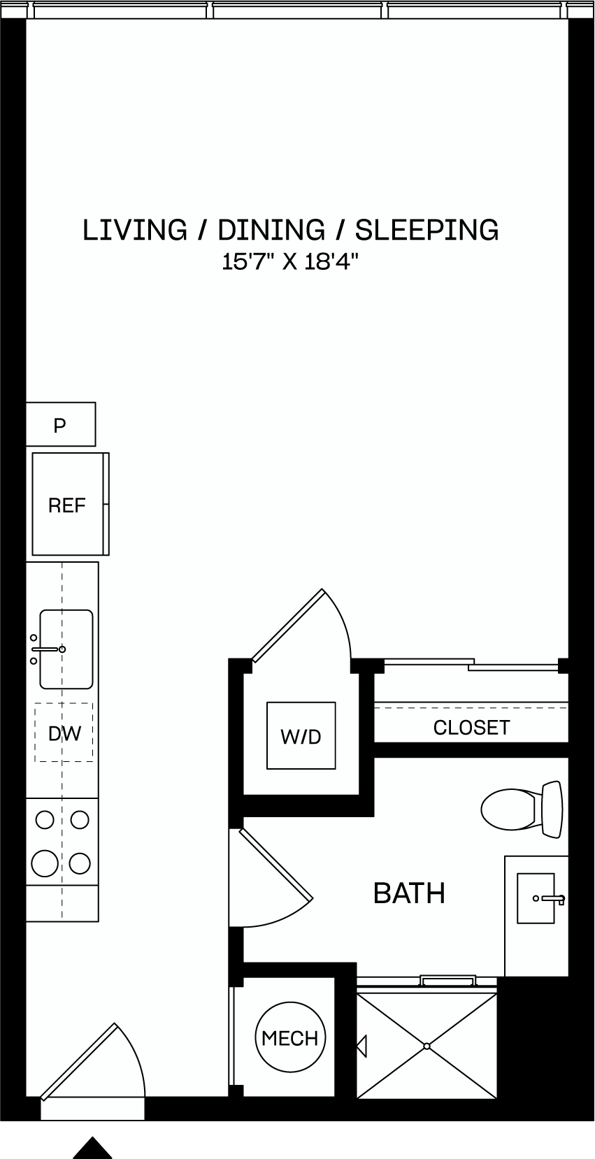 Floor plan layout diagram for S8