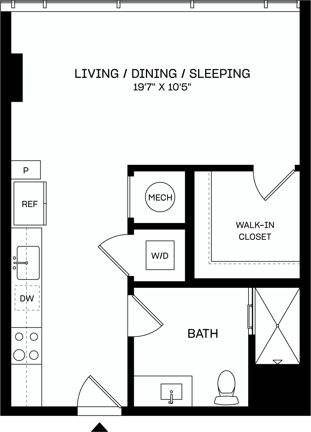 Floor plan layout diagram for S9-A