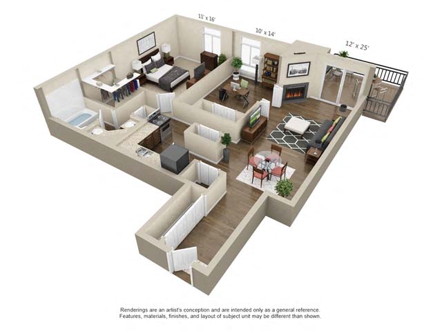 Floor plan layout diagram for B10