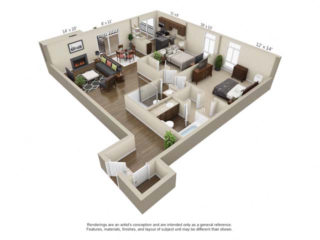 Floor plan layout diagram for B1