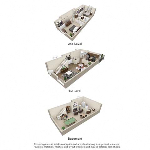 Floor plan layout diagram for TH1