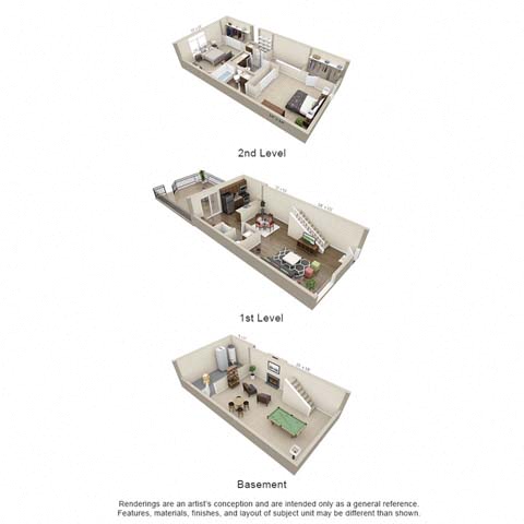 Floor plan layout diagram for TH2
