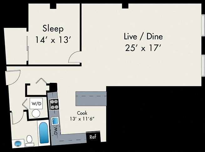 Unit 0204 floor plan