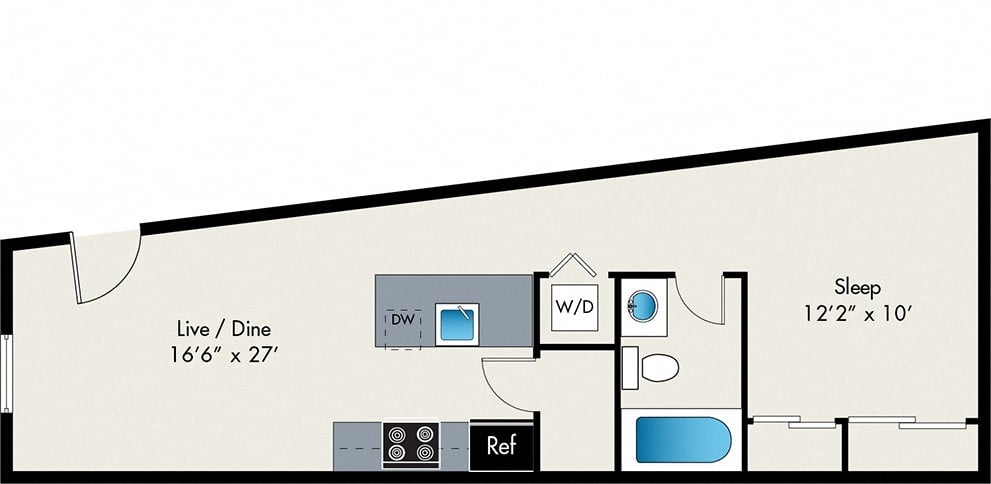 Unit 0504 floor plan