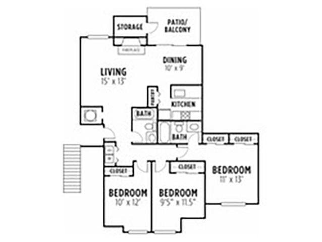 The Cypress floor plan