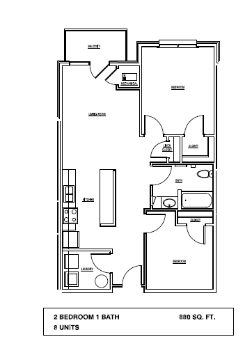 Floor Plans of Evansville Townhomes, LP in Evansville, IN