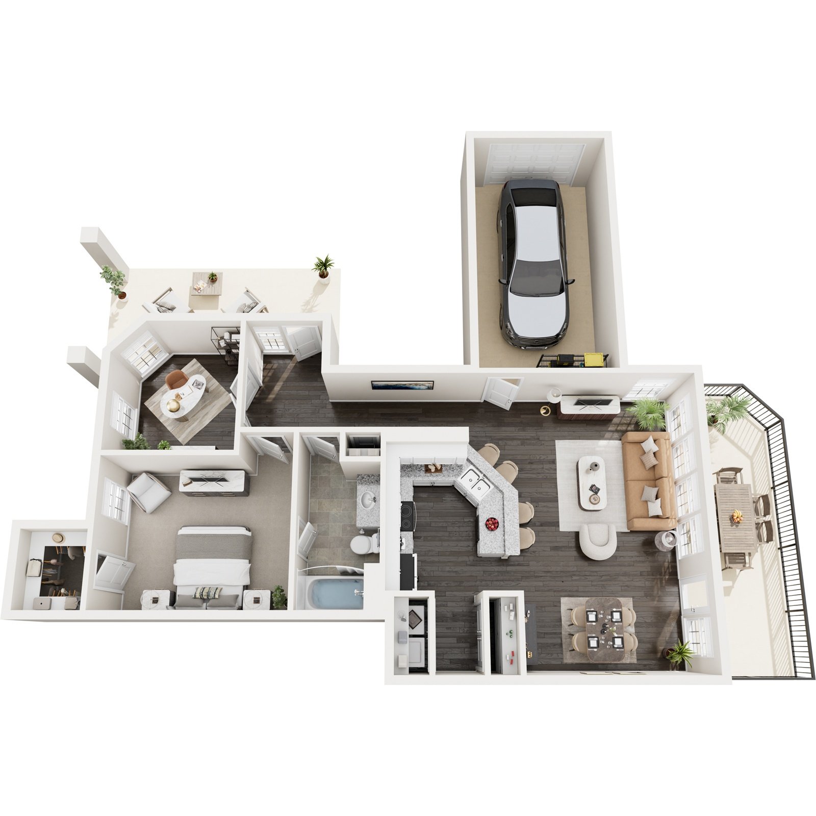 Crescent w/ Study Renovated