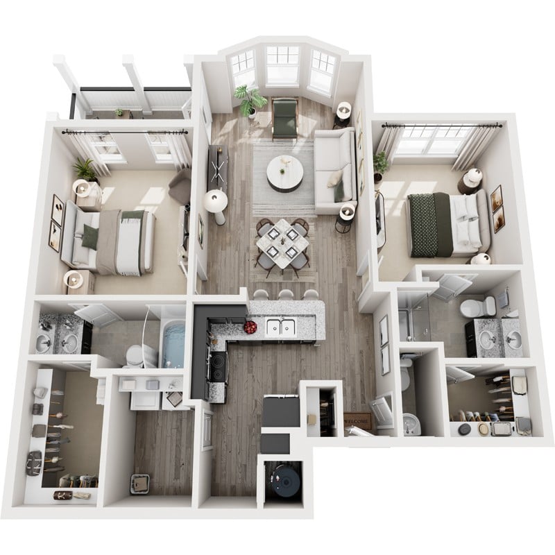 Floor plan Chambord 3