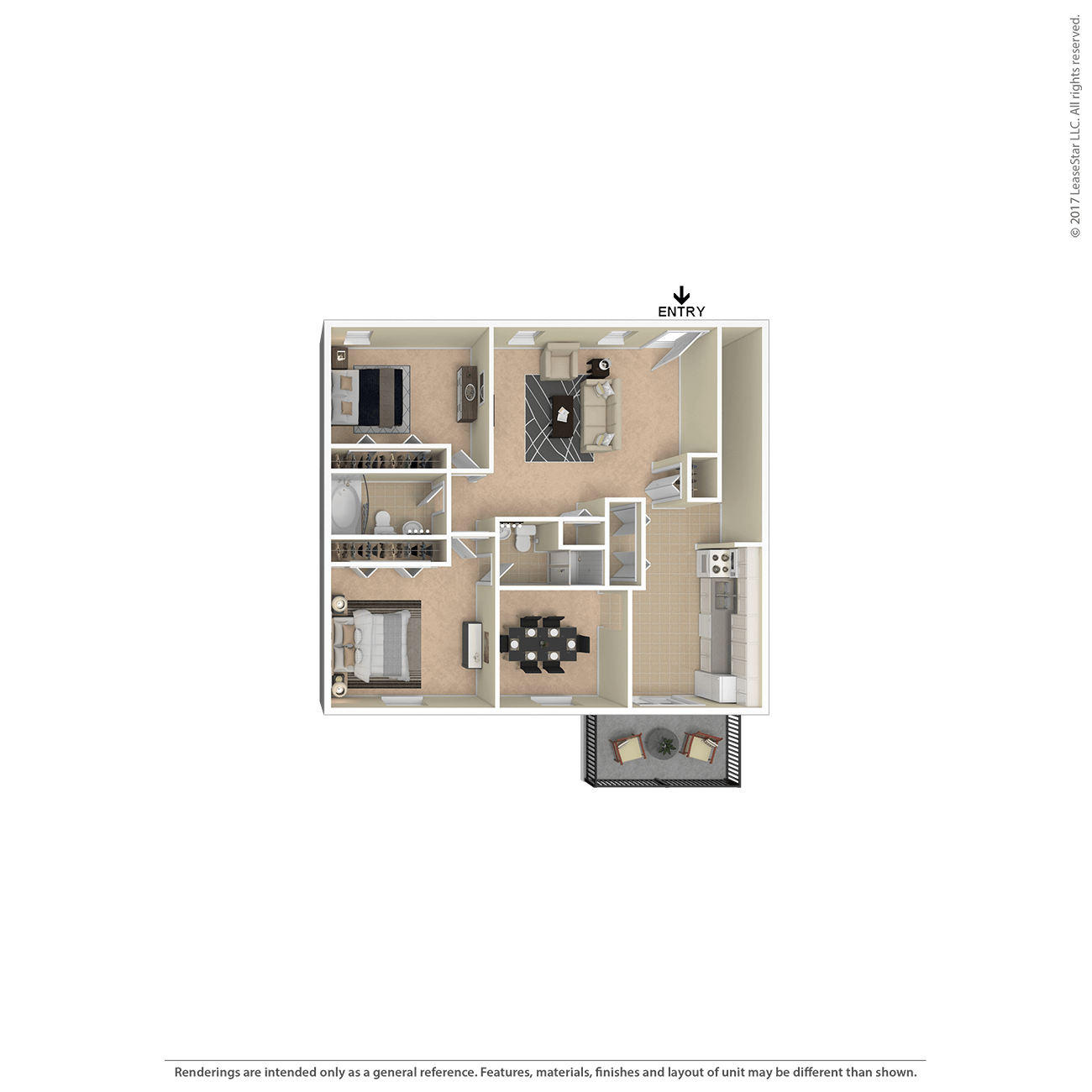 A floor plan of a house with a kitchen, living room, and bathroom.