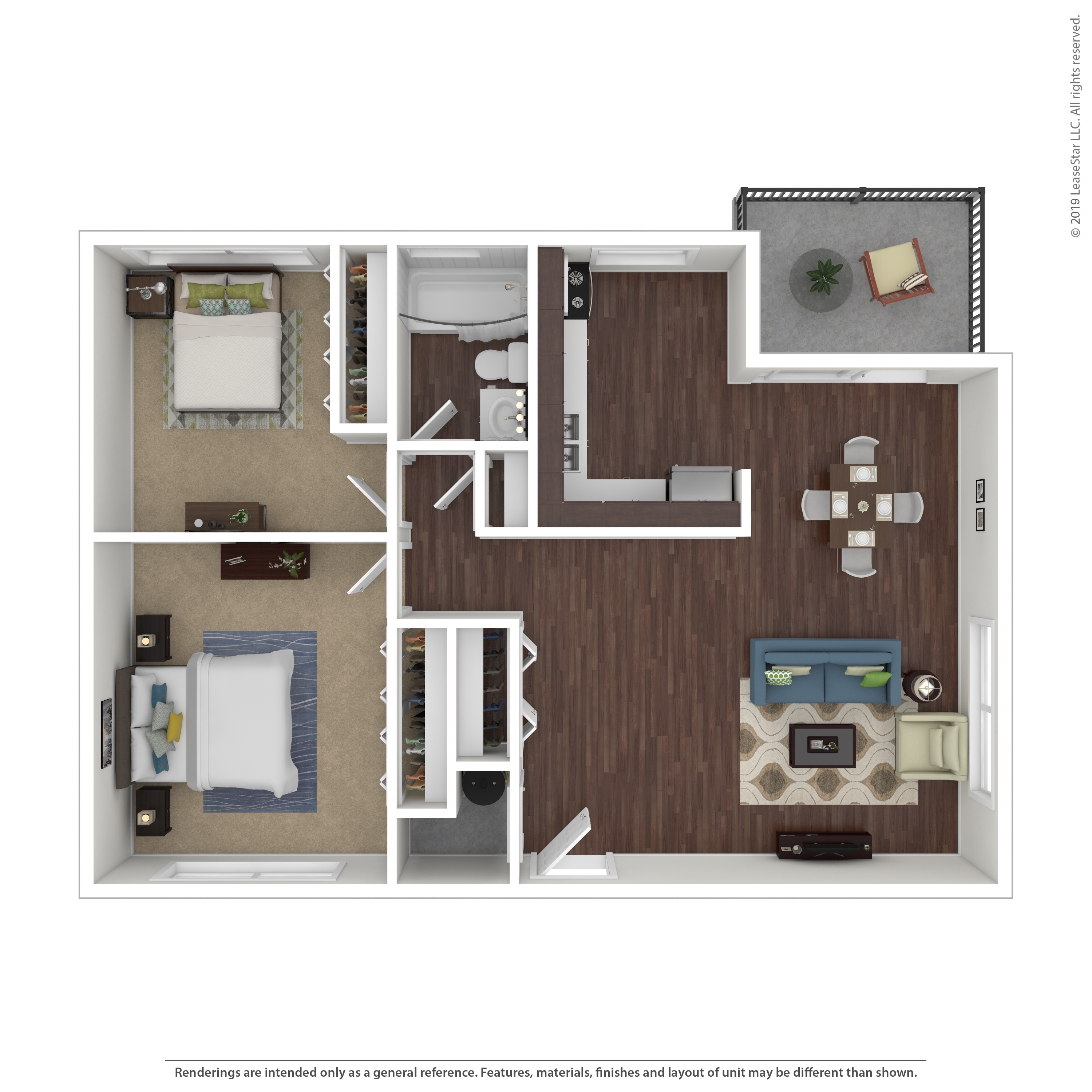 A floor plan of a house with a kitchen
