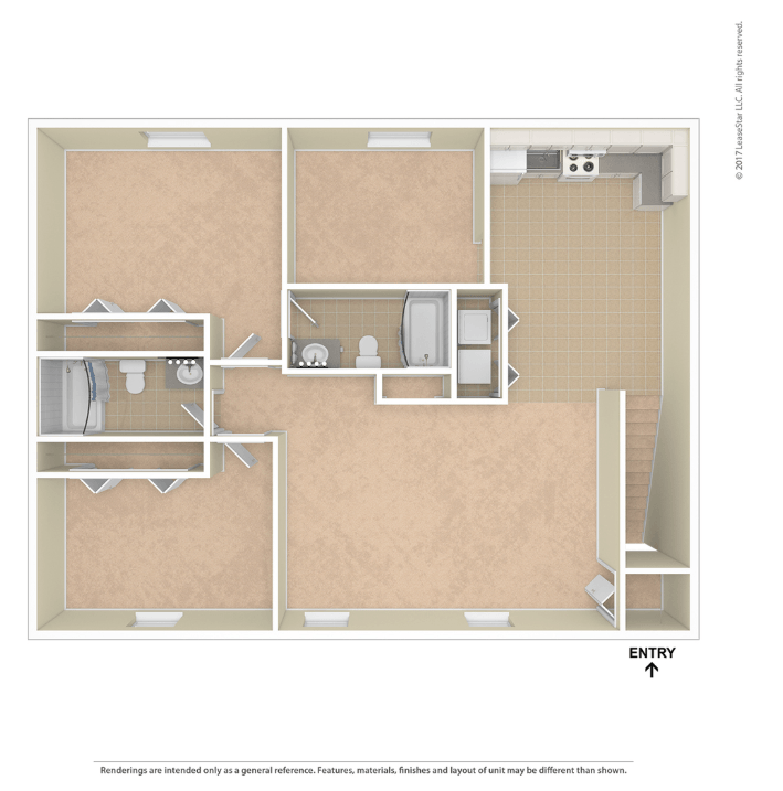 A floor plan of a bathroom with a toilet, sink, and shower.