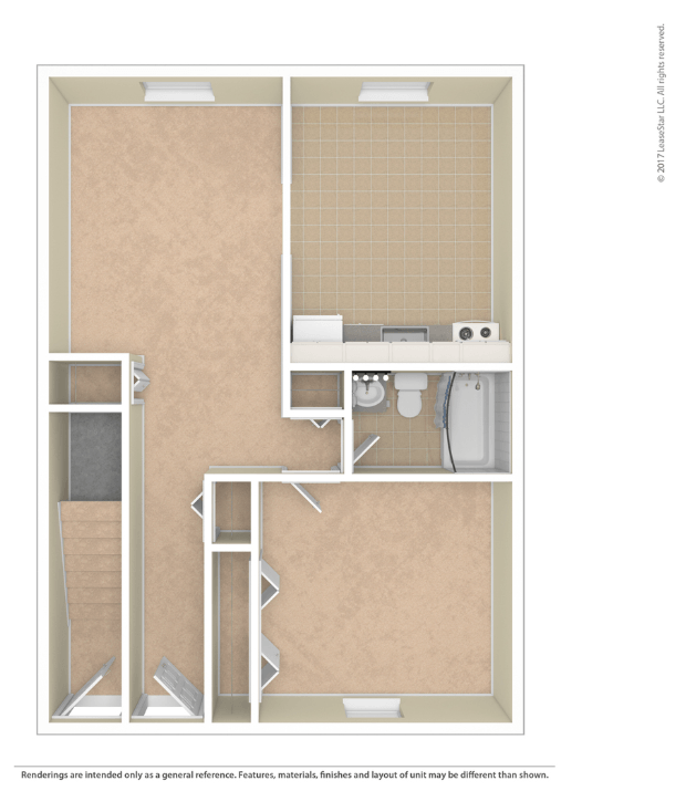 A diagram of a bathroom layout with a toilet