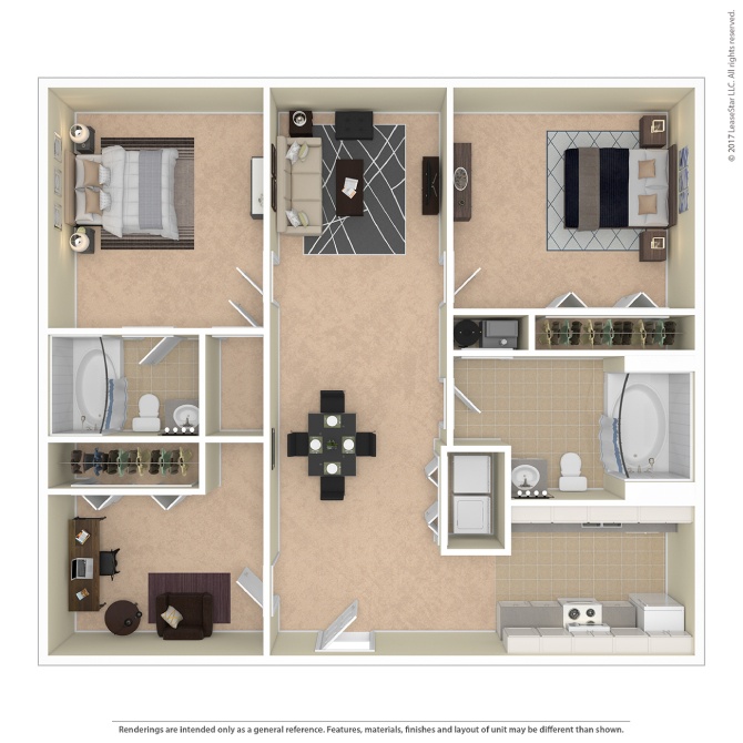 A floor plan of a house with a kitchen, living room, and bathroom.