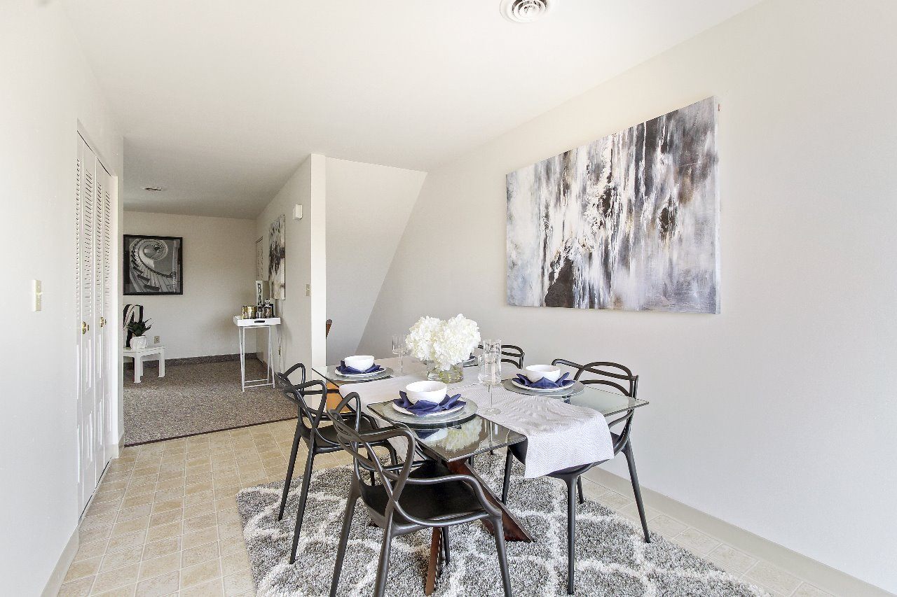 A black and white image of a floor plan for a home.