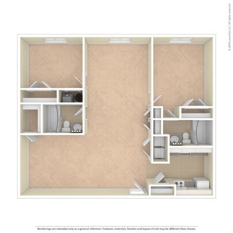 A diagram of a room layout with a door marked as "ENTRY".