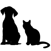 icon of a cat and a dog