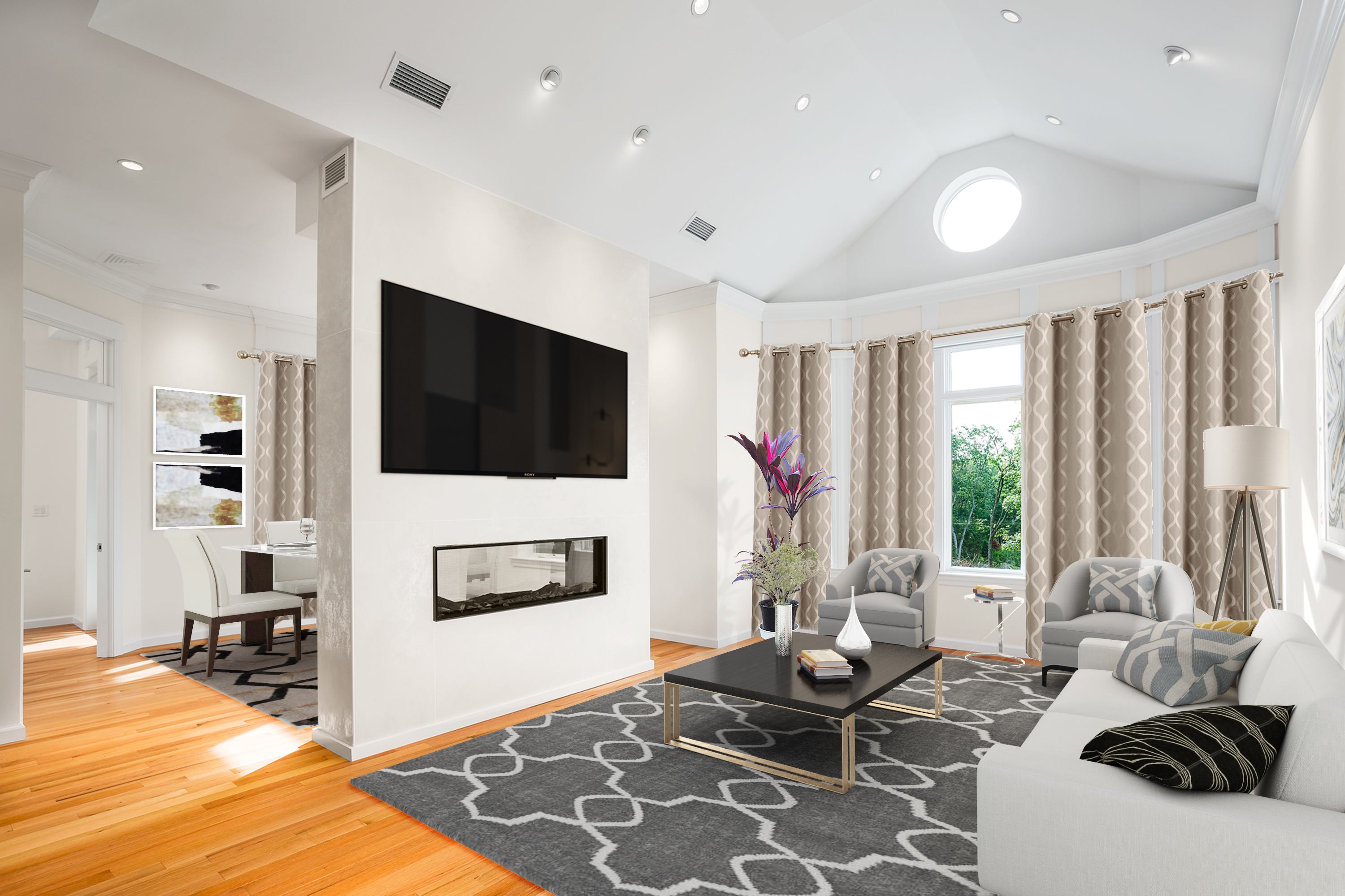 Floor plan 2 Bed/2.5 Bath with Den Single Level - Hancock Estates image 5