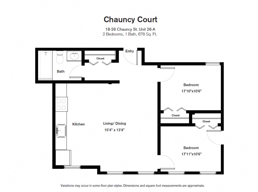 Floor plan 2 Bedroom/1 Bath image 7