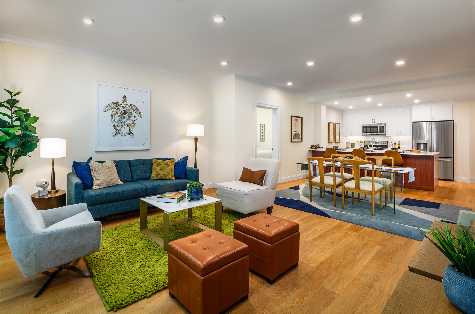 Floor plan 2 Bed/2 Bath Single Level - The Adams image 2