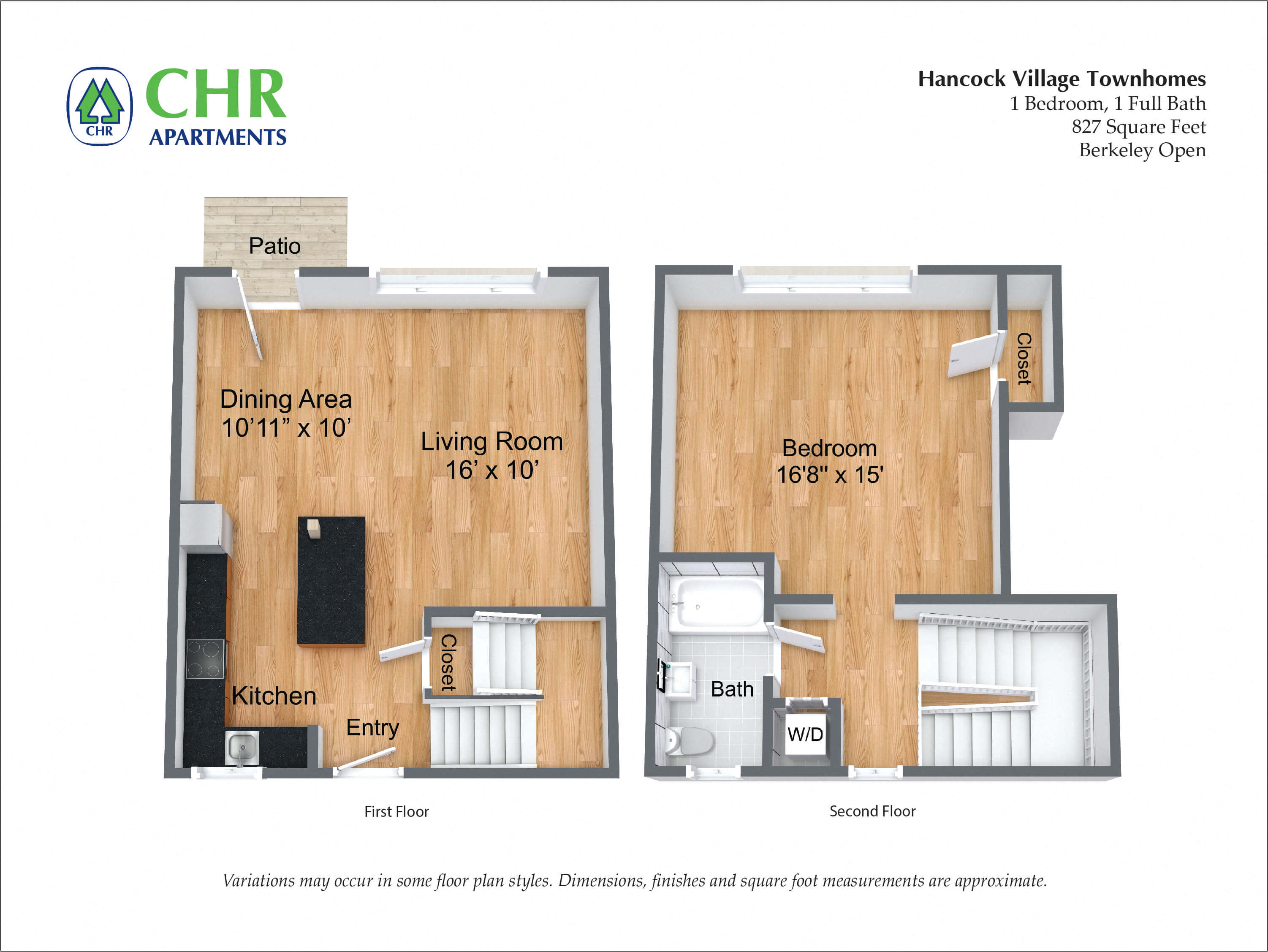 Floor plan 1 Bed - Townhome image 6