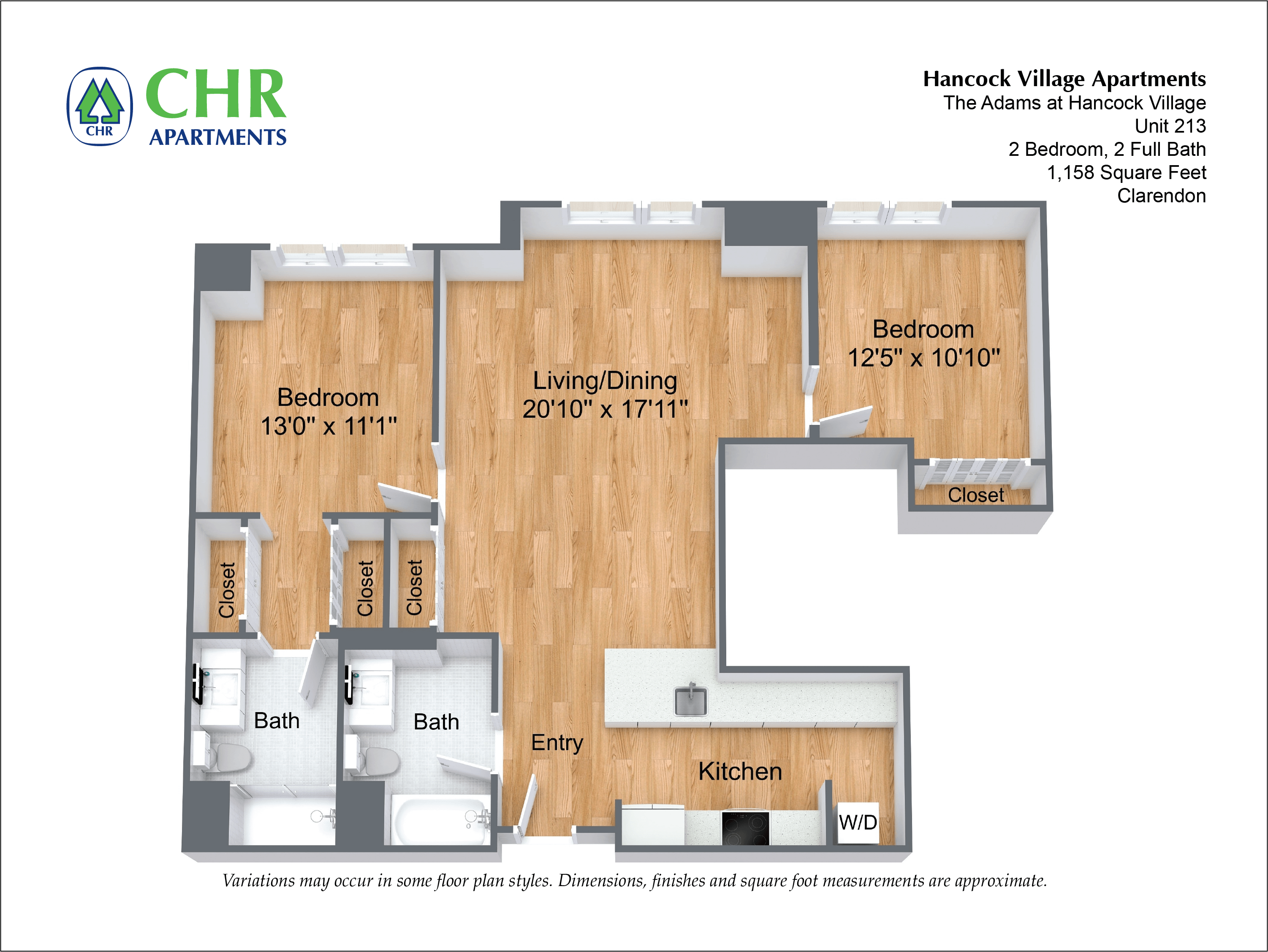 Click to view Floor plan 2 Bed/2 Bath - NEW image 2