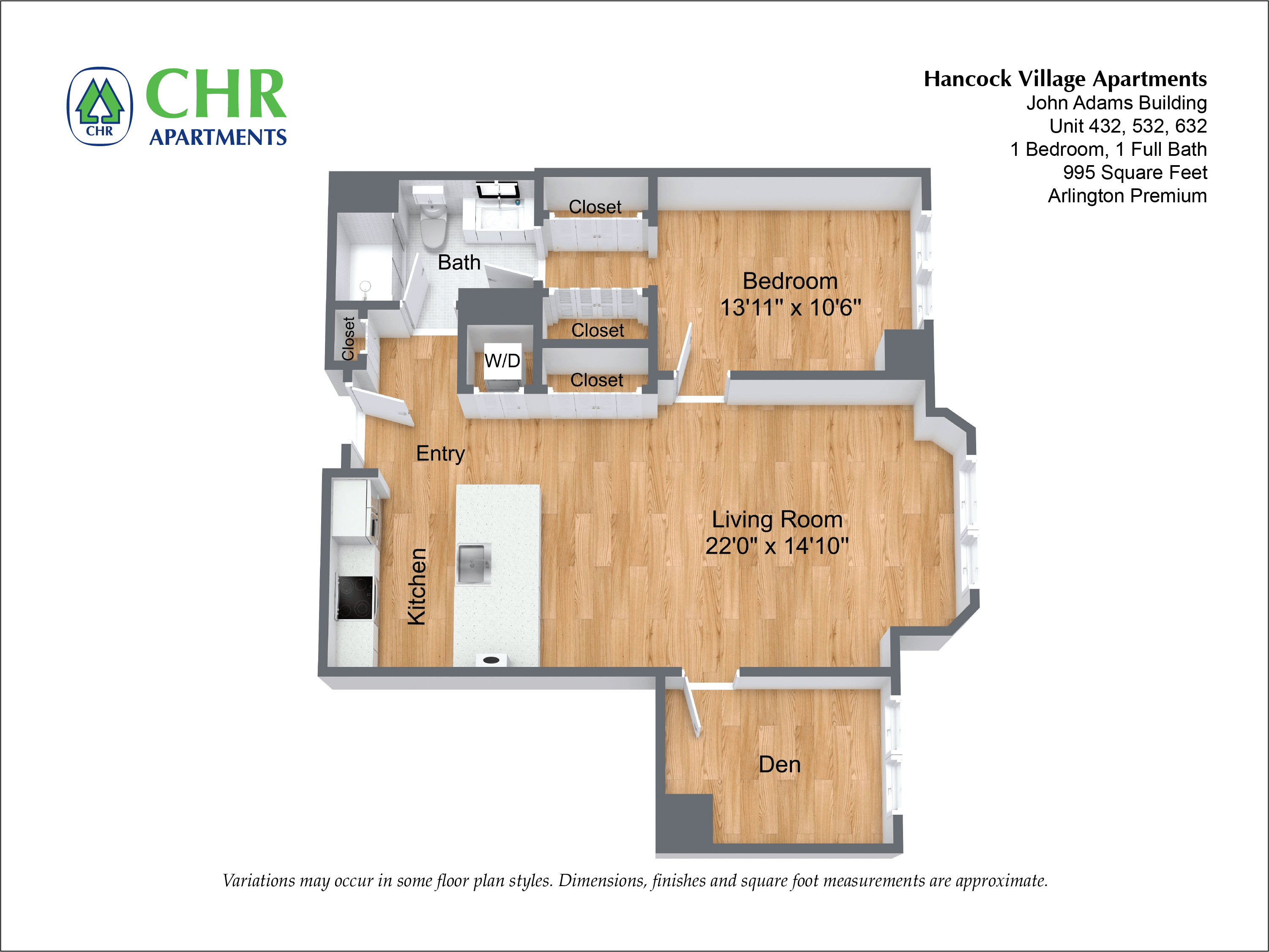 Click to view Floor plan 1 Bed/1 Bath - NEW image 17