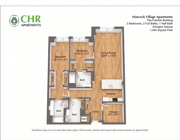 Floor plan 2 Bed/2 Bath Single Level - The Franklin image 11