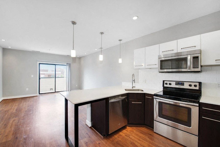 Kitchen & Living Room