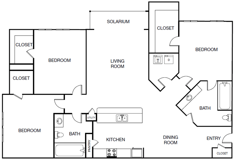 The Aruba-Solarium | Andros Isles Apartments