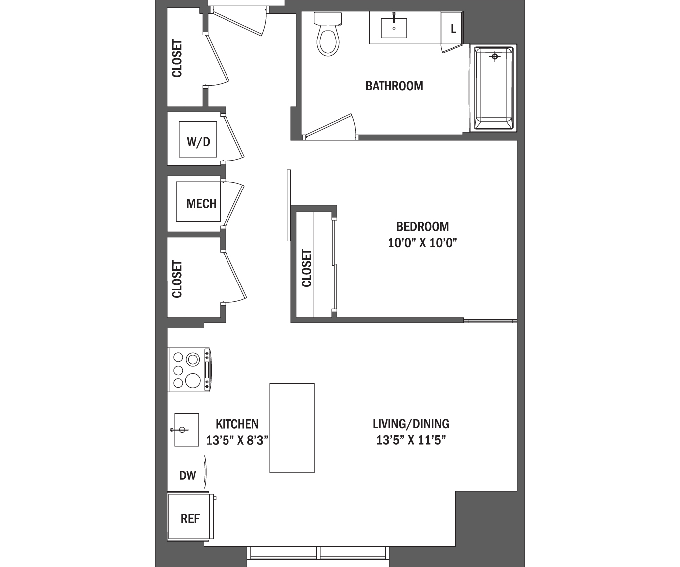 Junior 1 Bed | The Erika I - V layout 5
