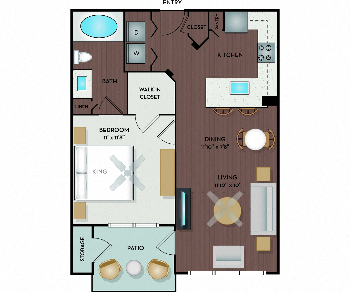 Studewood floor plan