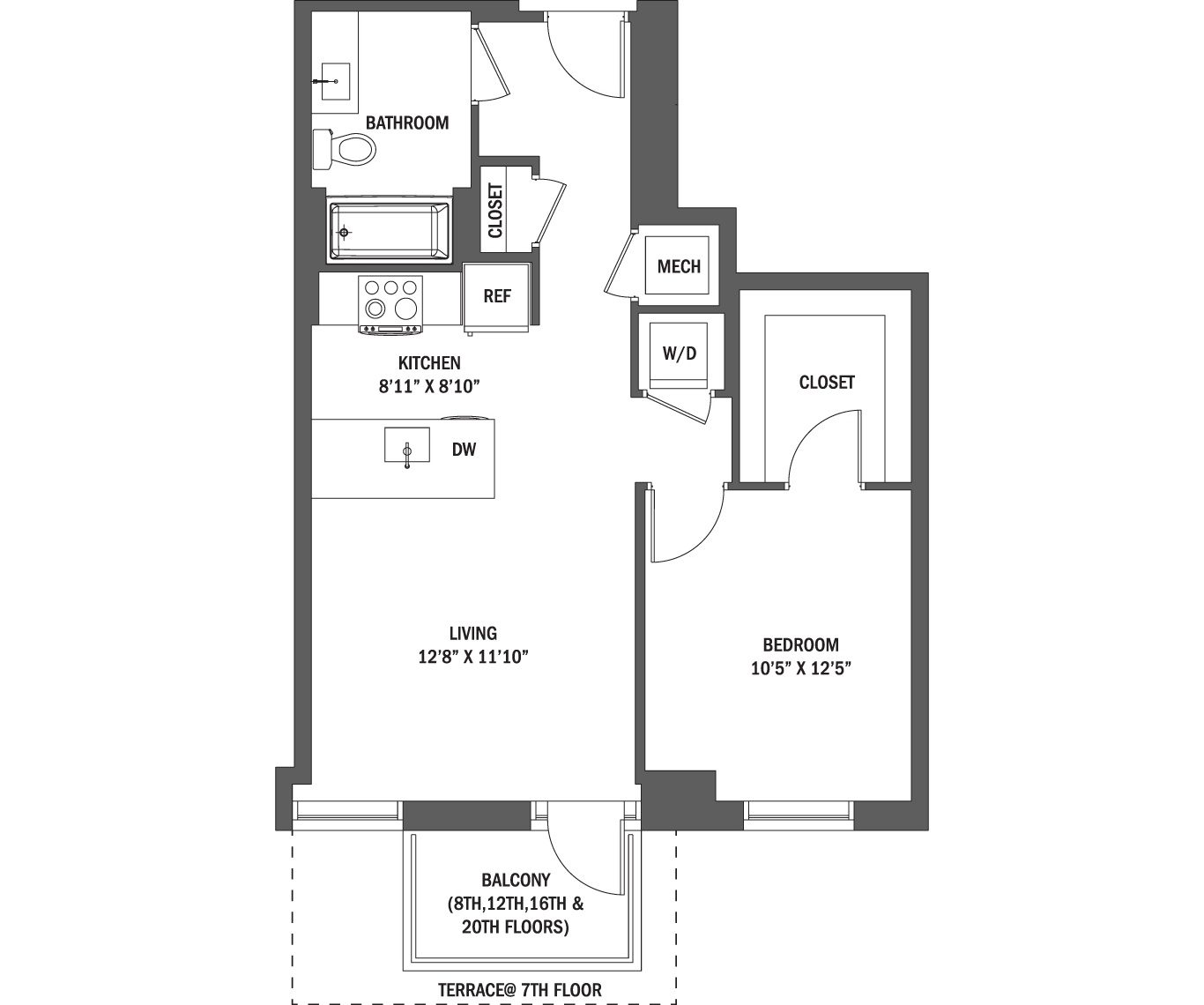The Graham I - VII floor plan