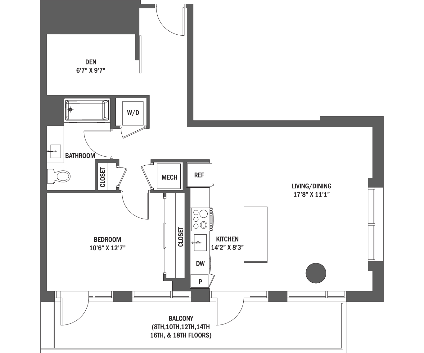 The Avery I - VII layout 3