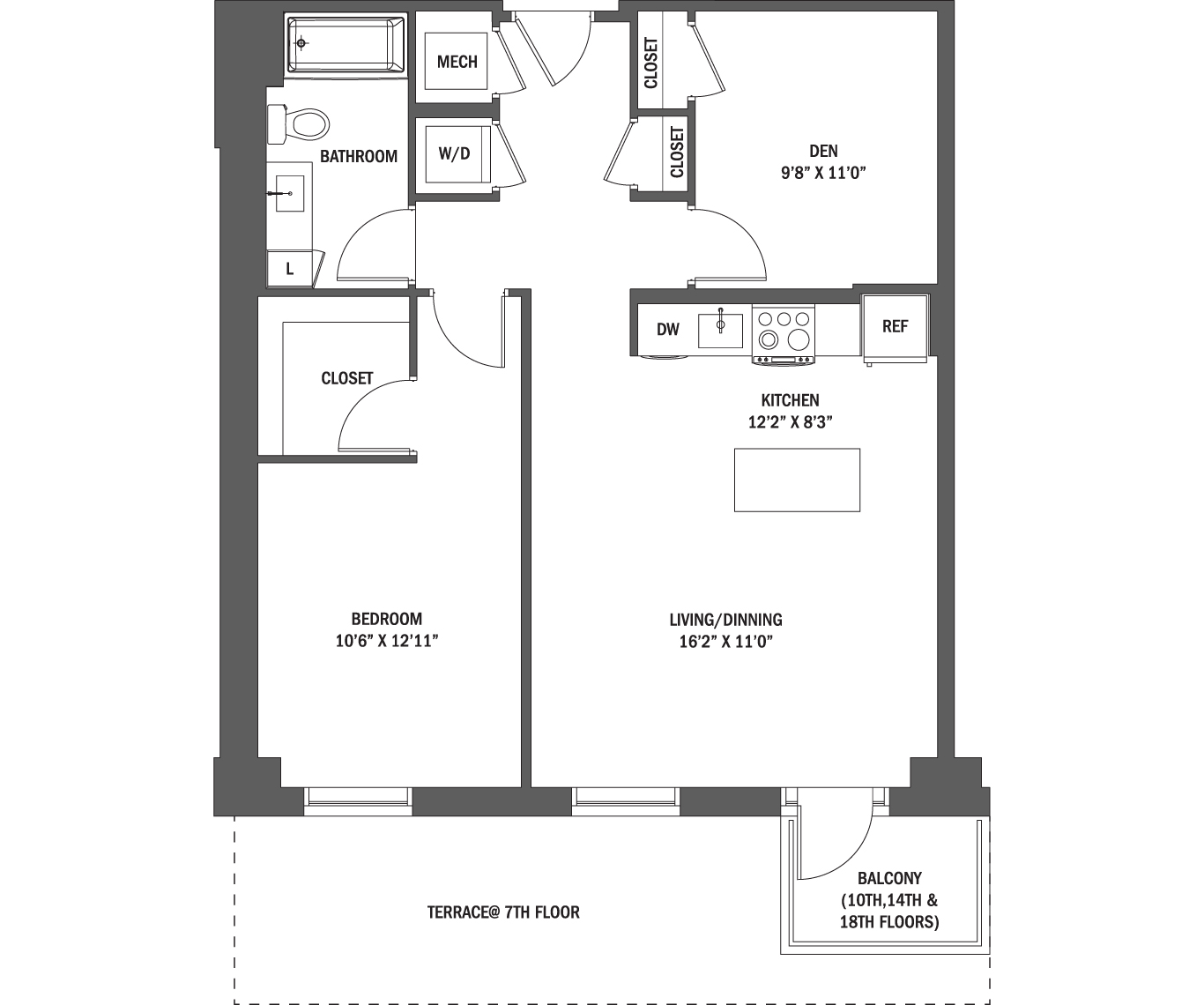 The Avery I - VII layout 5