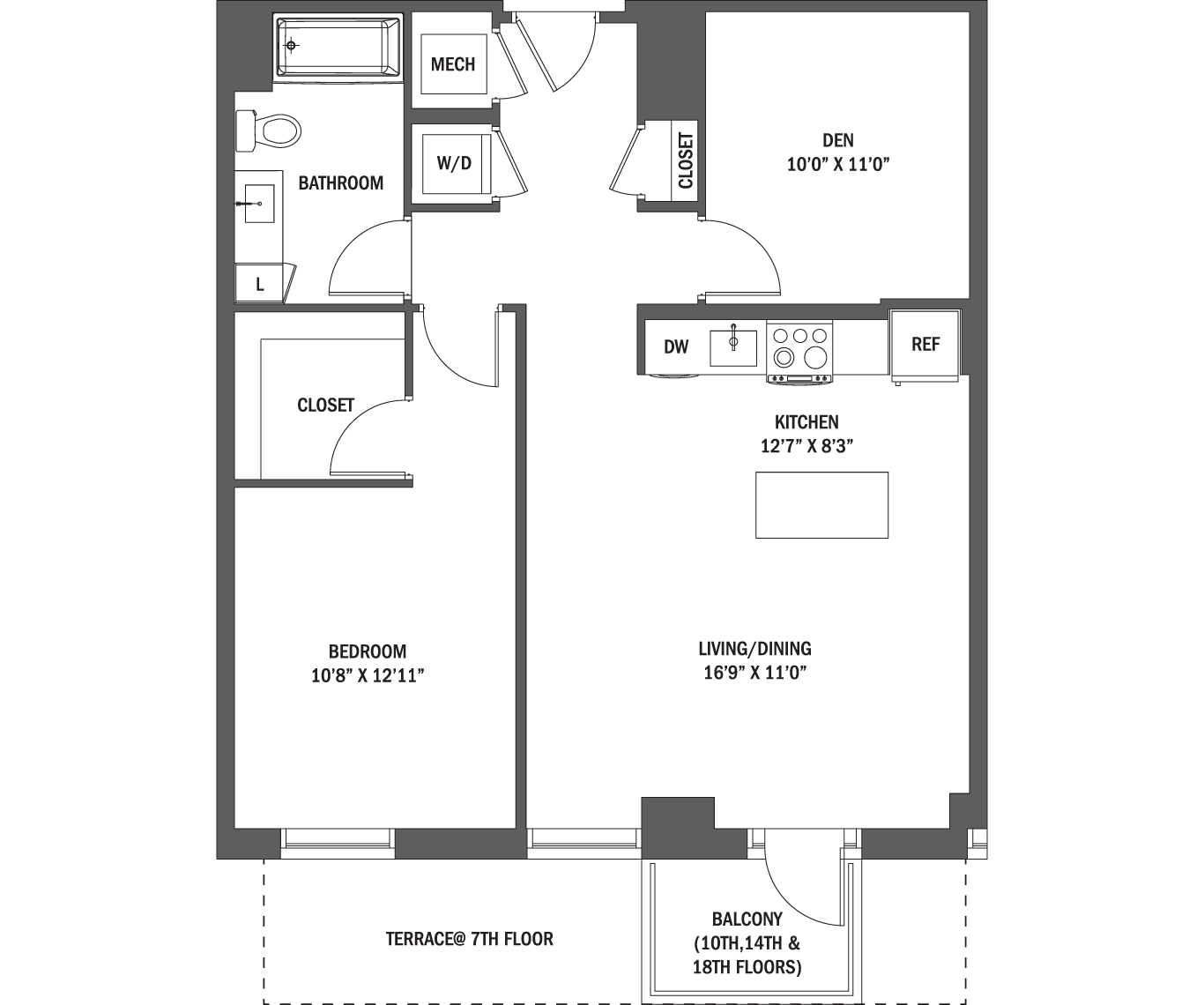 The Avery I - VII layout 6