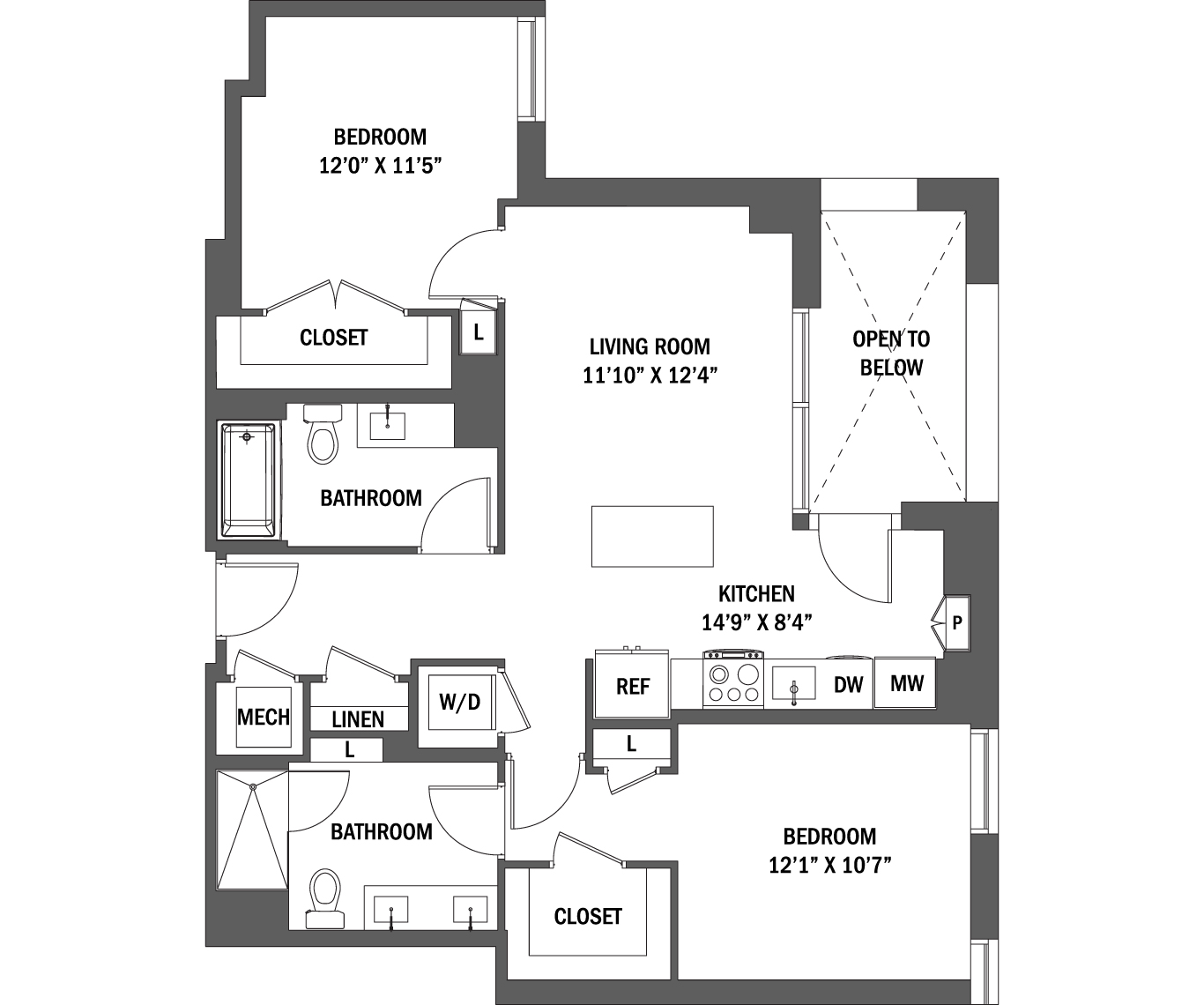 The Jennifer I - IV floor plan