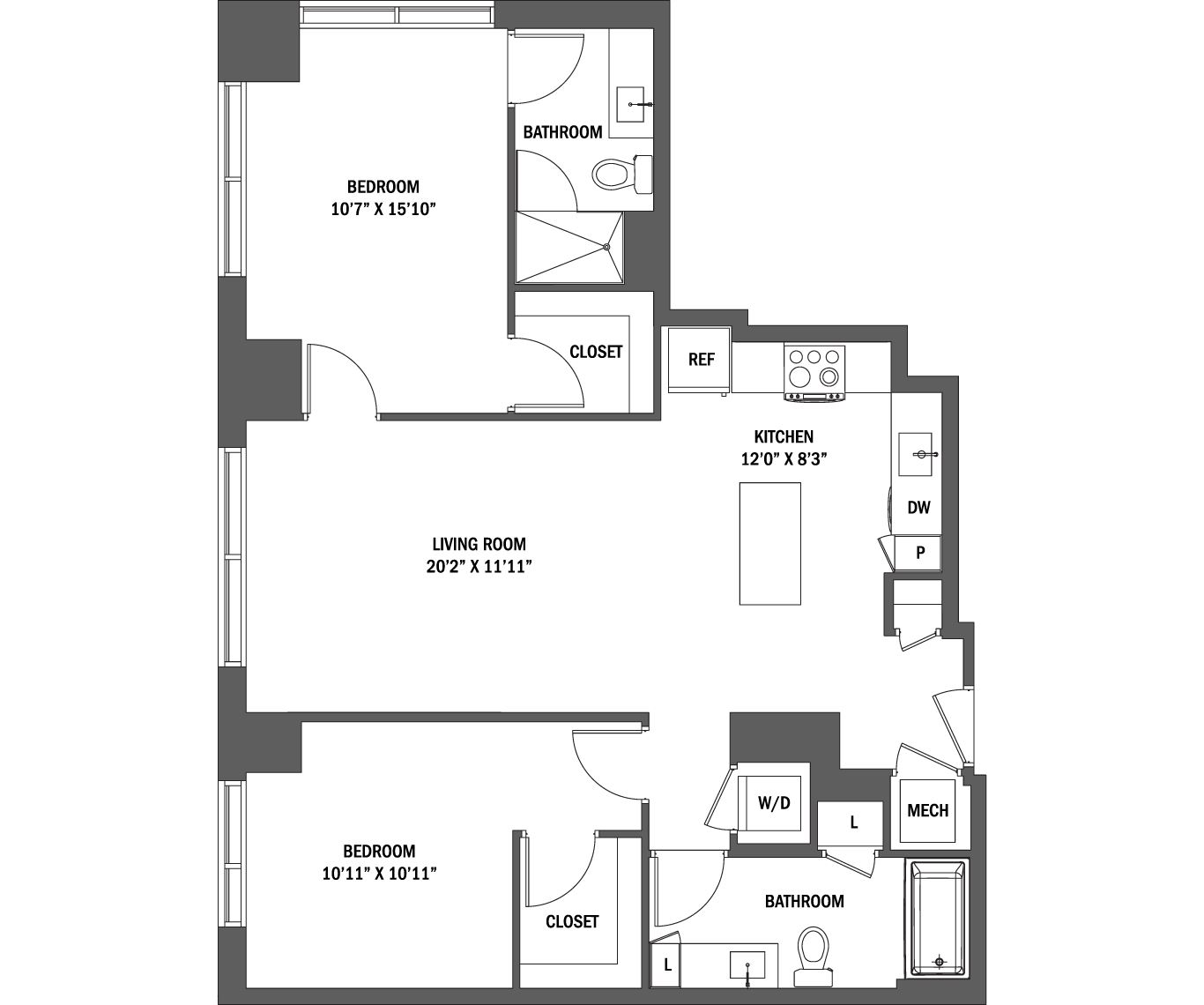 The Jennifer I - IV layout 4