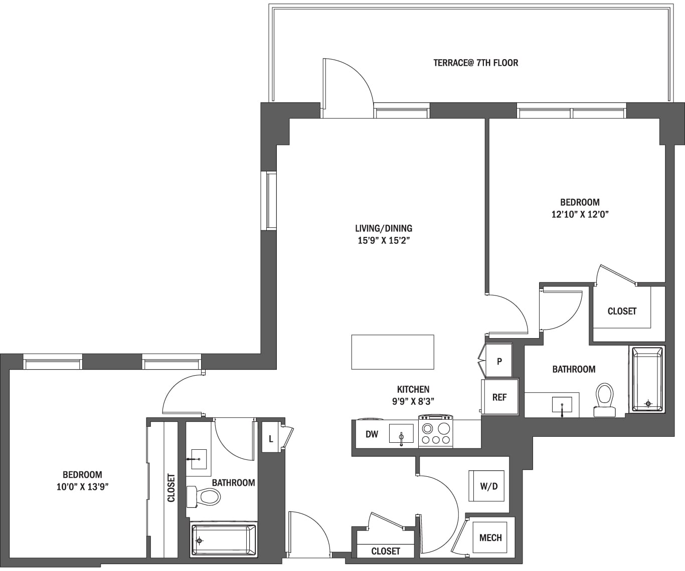 The Olivia I - III floor plan