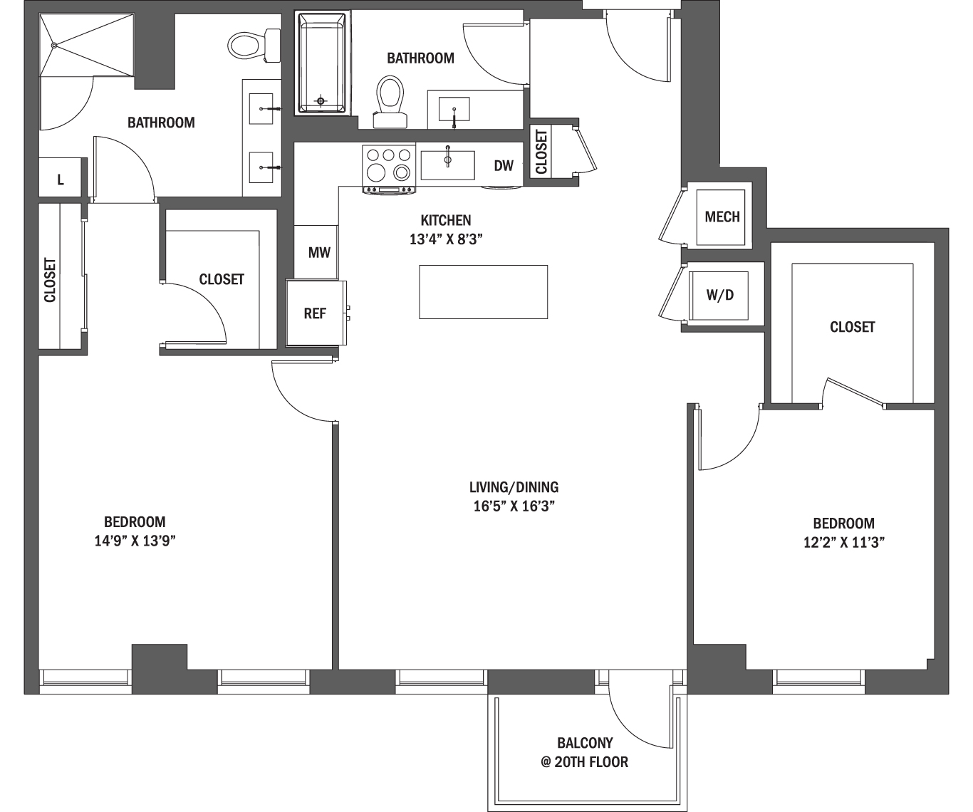 The Tessa I & II layout 2