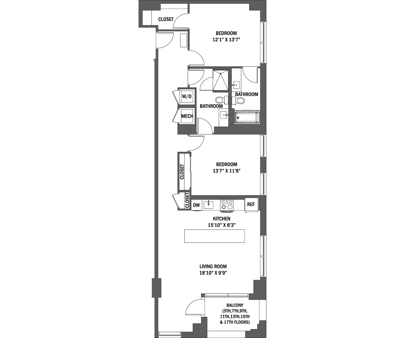 The Brooks I - IV layout 2